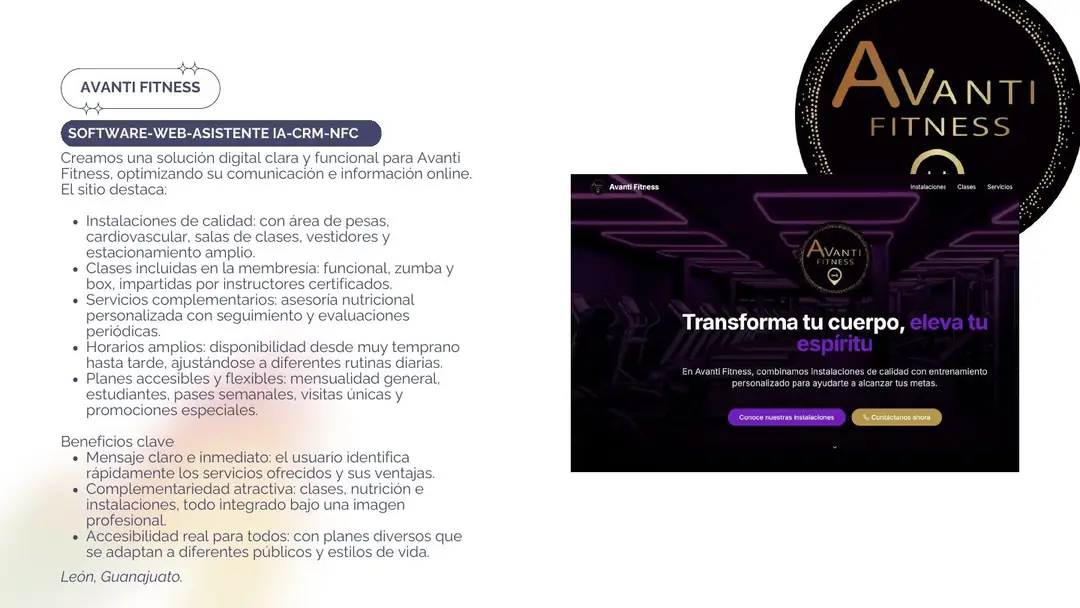 Proyecto AVANTI FITNESS