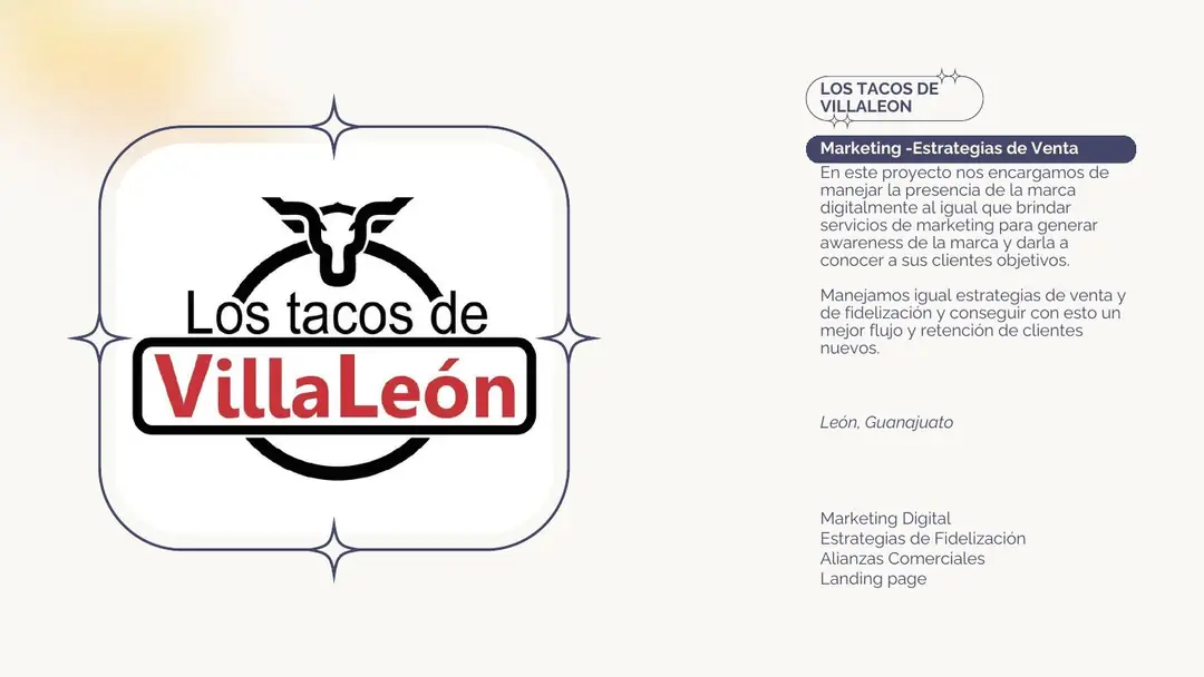 Proyecto LOS TACOS DE VILLALEÓN